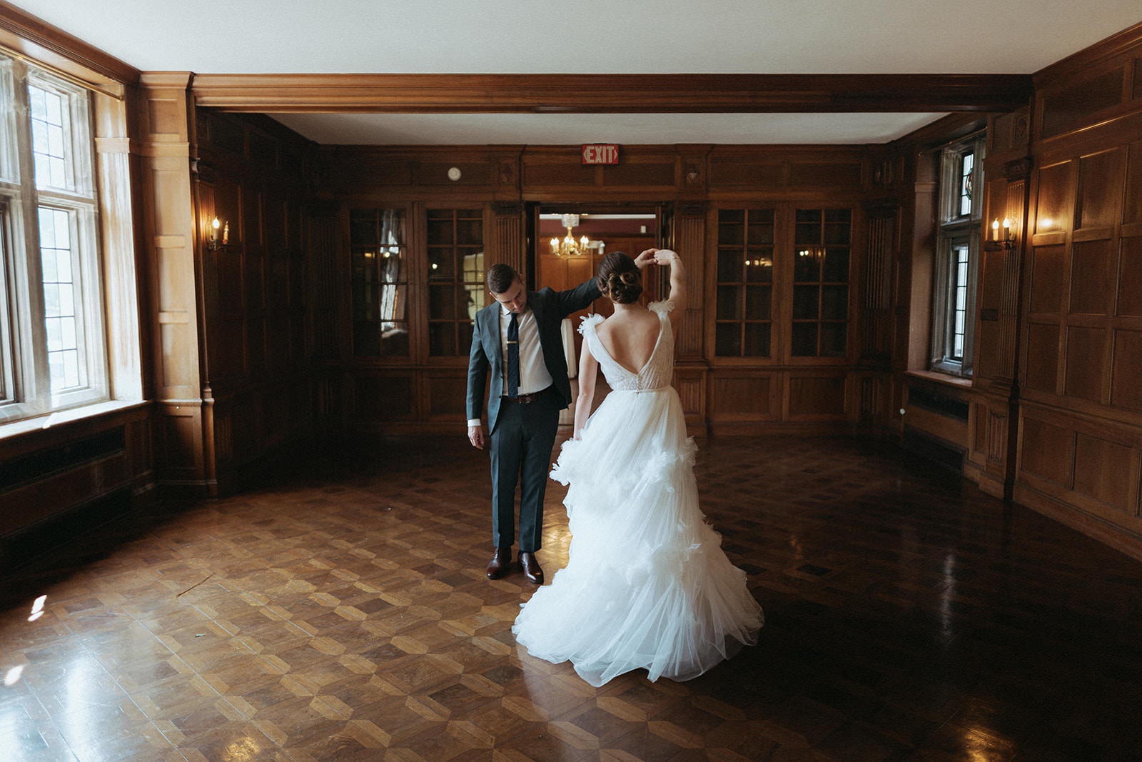 Dani + Kevin's Romantic Wedding at Gallaher Mansion